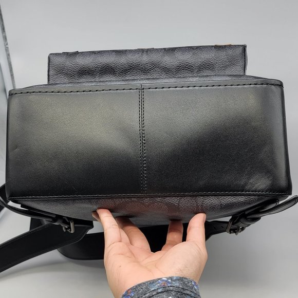 Coach Campus Backpack Signature Canvas Star Applique and Snakeskin Detail 69439 - Picture 5 of 8